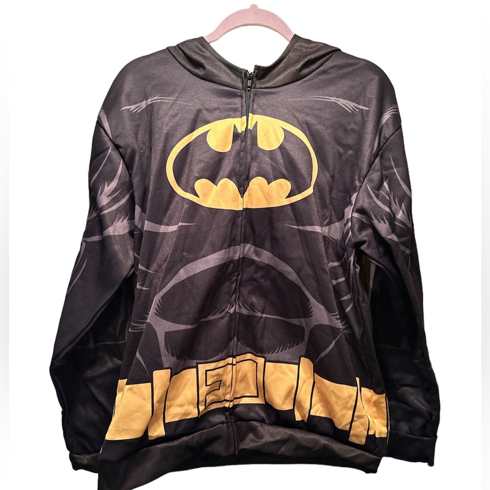 Rubies Dc Comics Adult Unisex Medium/Large Batman Hoodie (810154) NWT Cosplay
